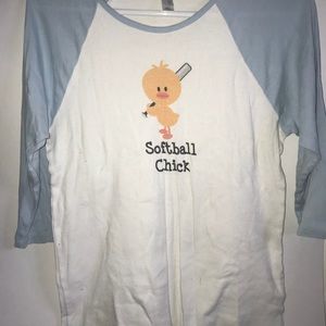 Softball Elbow-Length Top